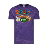 Cloud Purple service mode on Vintage Tee - NancyCooperArtShop