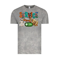 Cloud Rock service mode on Vintage Tee - NancyCooperArtShop