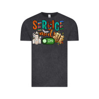 Vintage Black service mode on Vintage Tee - NancyCooperArtShop