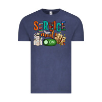 Vintage Denim service mode on Vintage Tee - NancyCooperArtShop