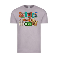 Vintage Zinc service mode on Vintage Tee - NancyCooperArtShop