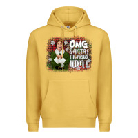 Antique Gold the elf omg santa Premium Hoodie - CowGirlArtShop