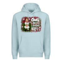 Blue Mist the elf omg santa Premium Hoodie - CowGirlArtShop