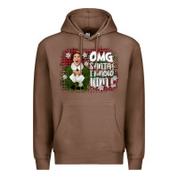 Chestnut the elf omg santa Premium Hoodie - CowGirlArtShop