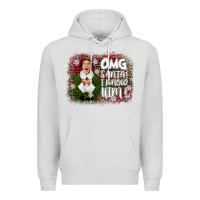 Dove Grey the elf omg santa Premium Hoodie - CowGirlArtShop