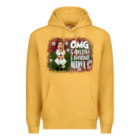 Mustard the elf omg santa Premium Hoodie - CowGirlArtShop