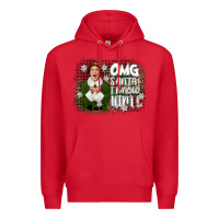 Red the elf omg santa Premium Hoodie - CowGirlArtShop