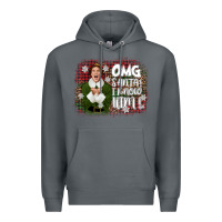 Rock the elf omg santa Premium Hoodie - CowGirlArtShop