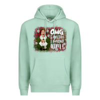 Seafoam the elf omg santa Premium Hoodie - CowGirlArtShop