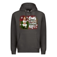Smoke the elf omg santa Premium Hoodie - CowGirlArtShop