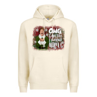 Tofu the elf omg santa Premium Hoodie - CowGirlArtShop