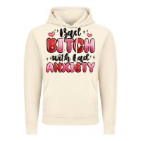 Vintage Artic bad bitch with bad anxiety Vintage Hoodie - MaliasSmallBusiness