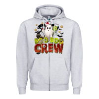 Heather Grey Boo Boo Crew Nurse Zipper Hoodie - texasbilliewilder