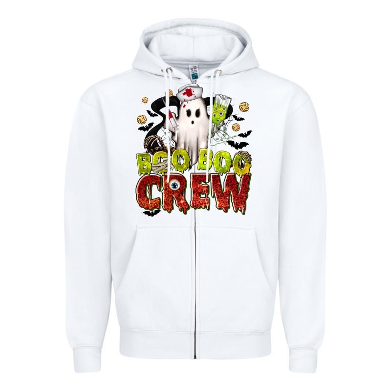 Boo Boo Crew Nurse Zipper Hoodie by texasbilliewilder | Teevron