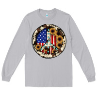 Moon Dust Peace sign Long Sleeve Tee - JahusDesignShop