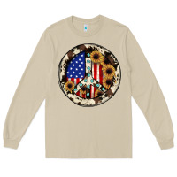 Mushroom Peace sign Long Sleeve Tee - JahusDesignShop