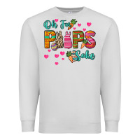 Dove Grey Oh for peeps sake Easter Day Premium Sweatshirt - HowdyJamesFarm