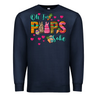 Navy Oh for peeps sake Easter Day Premium Sweatshirt - HowdyJamesFarm