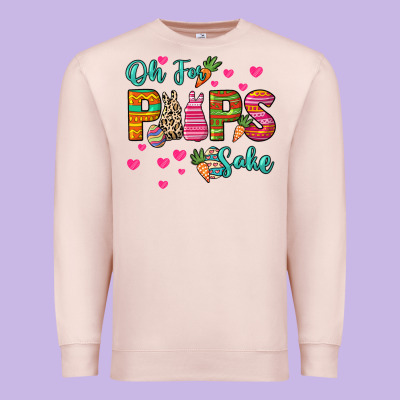 Oh For Peeps Sake Easter Day Premium Sweatshirt Designed By Howdyjamesfarm
