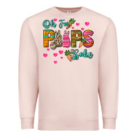 Pale Pink Oh for peeps sake Easter Day Premium Sweatshirt - HowdyJamesFarm