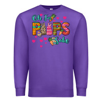 Purple Oh for peeps sake Easter Day Premium Sweatshirt - HowdyJamesFarm