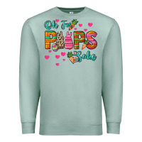 Seafoam Oh for peeps sake Easter Day Premium Sweatshirt - HowdyJamesFarm