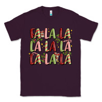 Plum fa la la la la la la la la Classic Tee - MaliasSmallBusiness