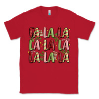 Red fa la la la la la la la la Classic Tee - MaliasSmallBusiness