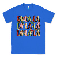 True Royal fa la la la la la la la la Classic Tee - MaliasSmallBusiness