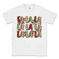 White fa la la la la la la la la Classic Tee - MaliasSmallBusiness