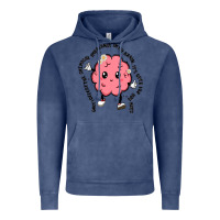 Vintage Denim brain Vintage Hoodie - MaliasSmallBusiness