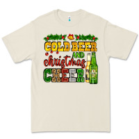 Bone cold beer and christmas cheer with beer bottles Premium Tee - AdoDesignShop