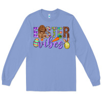 Colony Blue Easter Vibes Long Sleeve Tee - BundleAndBundleShop