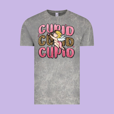 Cupid Cupid Cupid Valentine's Day Vintage Tee Designed By Maliassmallbusiness