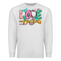 Oatmeal Heather love my patients Premium Sweatshirt - CowGirlArtShop