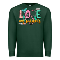 Sports Green love my patients Premium Sweatshirt - CowGirlArtShop