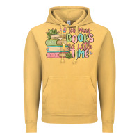 Vintage Mustard so many books so little time Vintage Hoodie - MaliasSmallBusiness