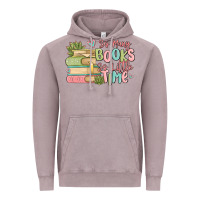 Vintage Zinc so many books so little time Vintage Hoodie - MaliasSmallBusiness