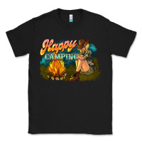 Black happy camping Classic Tee - NancyCooperArtShop