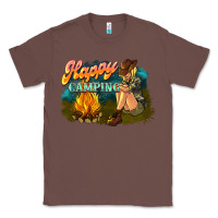 Chestnut happy camping Classic Tee - NancyCooperArtShop