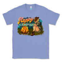 Colony Blue happy camping Classic Tee - NancyCooperArtShop