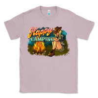 Lilac happy camping Classic Tee - NancyCooperArtShop