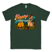 Sports Green happy camping Classic Tee - NancyCooperArtShop