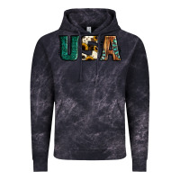 Cloud Black usa basic bold font western Vintage Hoodie - Jasminsmagicworld