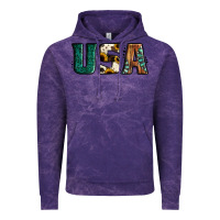 Cloud Purple usa basic bold font western Vintage Hoodie - Jasminsmagicworld