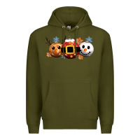 Army Green christmas Premium Hoodie - CowGirlArtShop