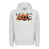 Dove Grey christmas Premium Hoodie - CowGirlArtShop