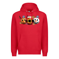 Red christmas Premium Hoodie - CowGirlArtShop