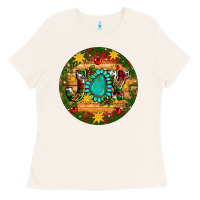 Bone Christmas gemstone joy ornament Ladies Tee - Artiststas
