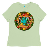 Matcha Christmas gemstone joy ornament Ladies Tee - Artiststas